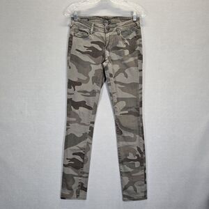 True Religion Casey Low Rise Super Skinny Camouflage Womens Jeans Size 26